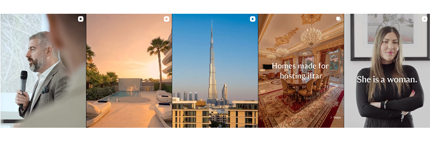 Engel & Völkers agent spotlight template — reusable design