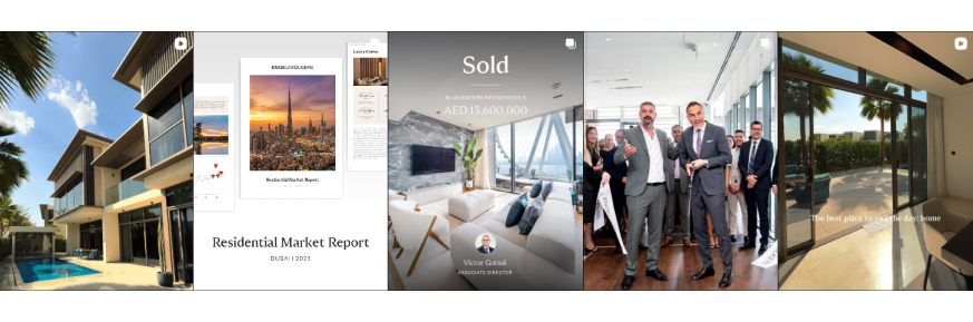 Engel & Völkers market insights template — data visualization