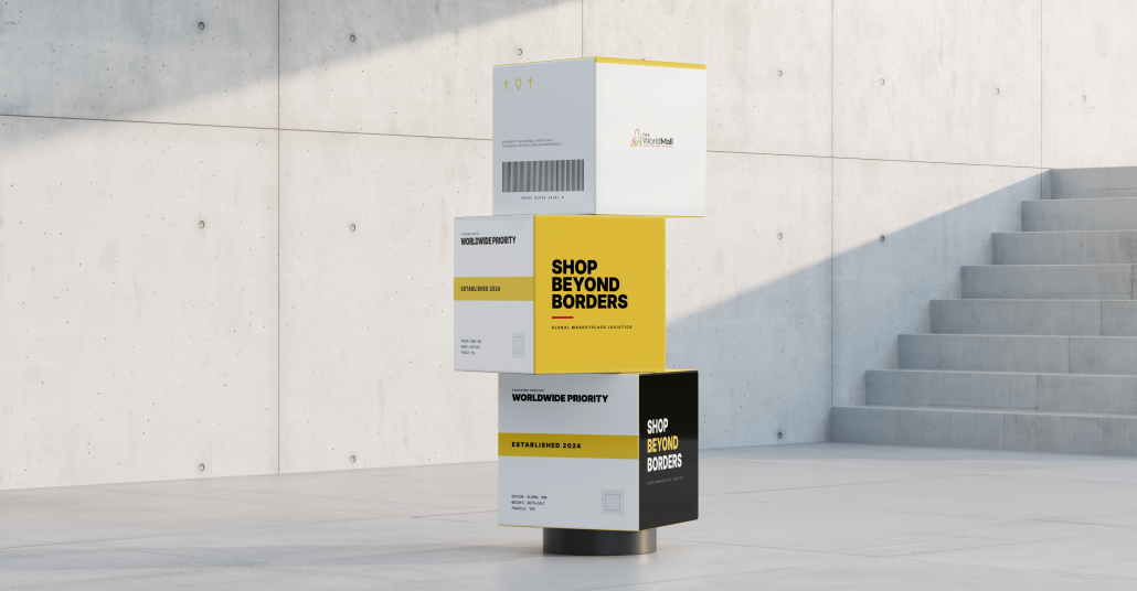 The World Mall brand guidelines — typography and color palette